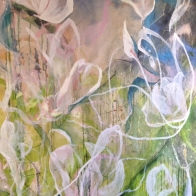 katharine-wallace-work-in-progress-magnolia-painting-6x4ft-canvas